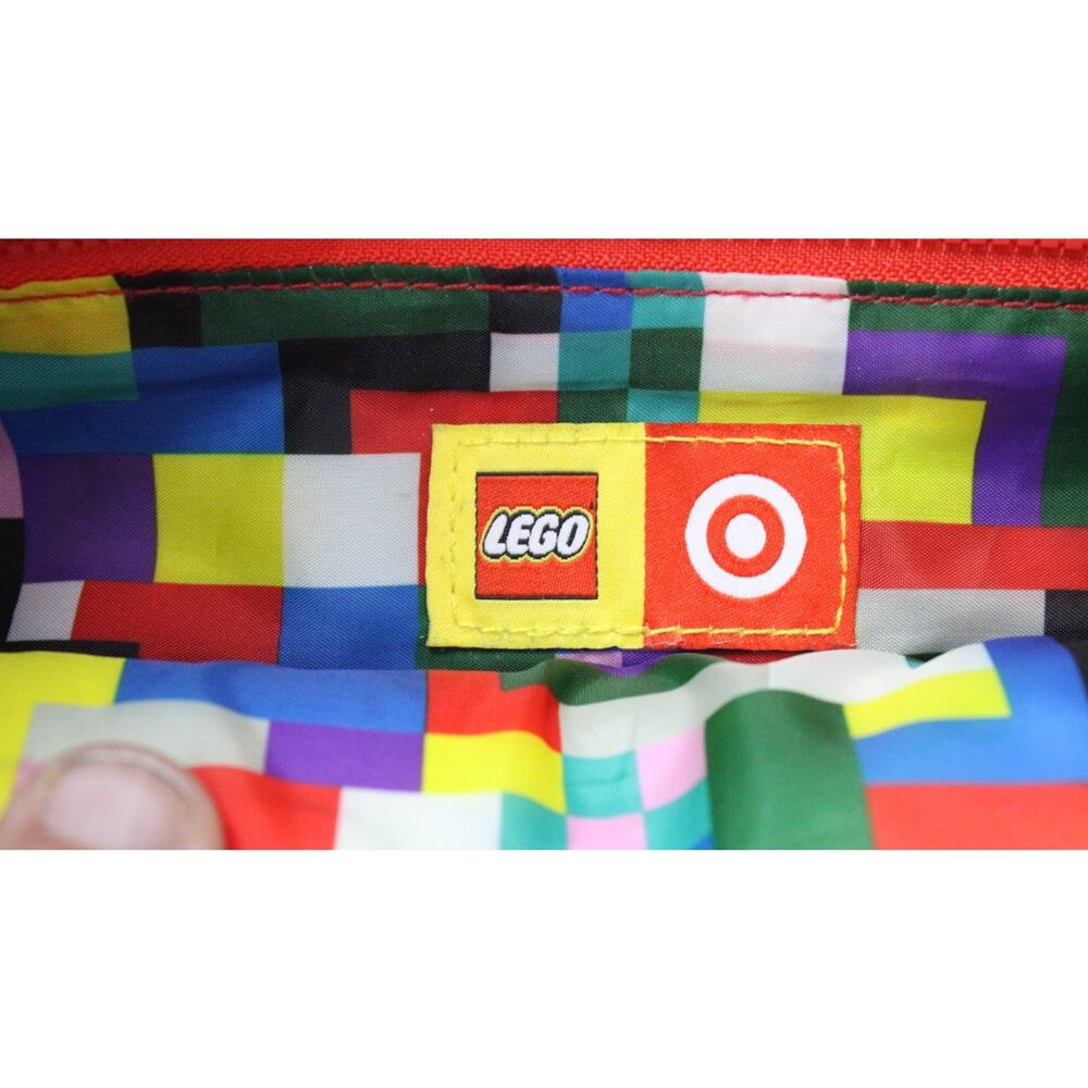 LEGO x Target Green Utility Pocket Weekender Tote Bag Multicolor Limited Edition - Picture 5 of 6